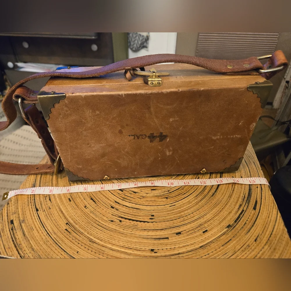 Vintage wood box purse